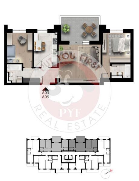 Maniu 141 | Apartament 3 camere | Semidecomandat | 88mp | B11697